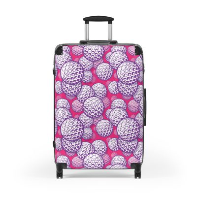 Golf Ball Suitcase - A stylish and sporty travel companion for golf enthusiasts who want to swing into their journeys.