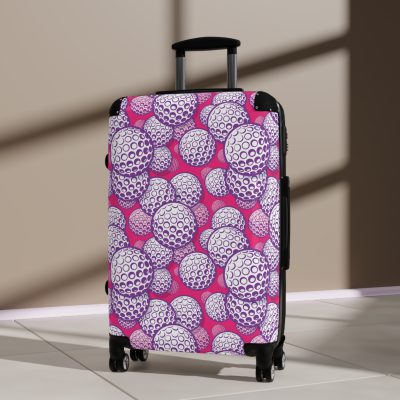 Golf Ball Suitcase - A stylish and sporty travel companion for golf enthusiasts who want to swing into their journeys.