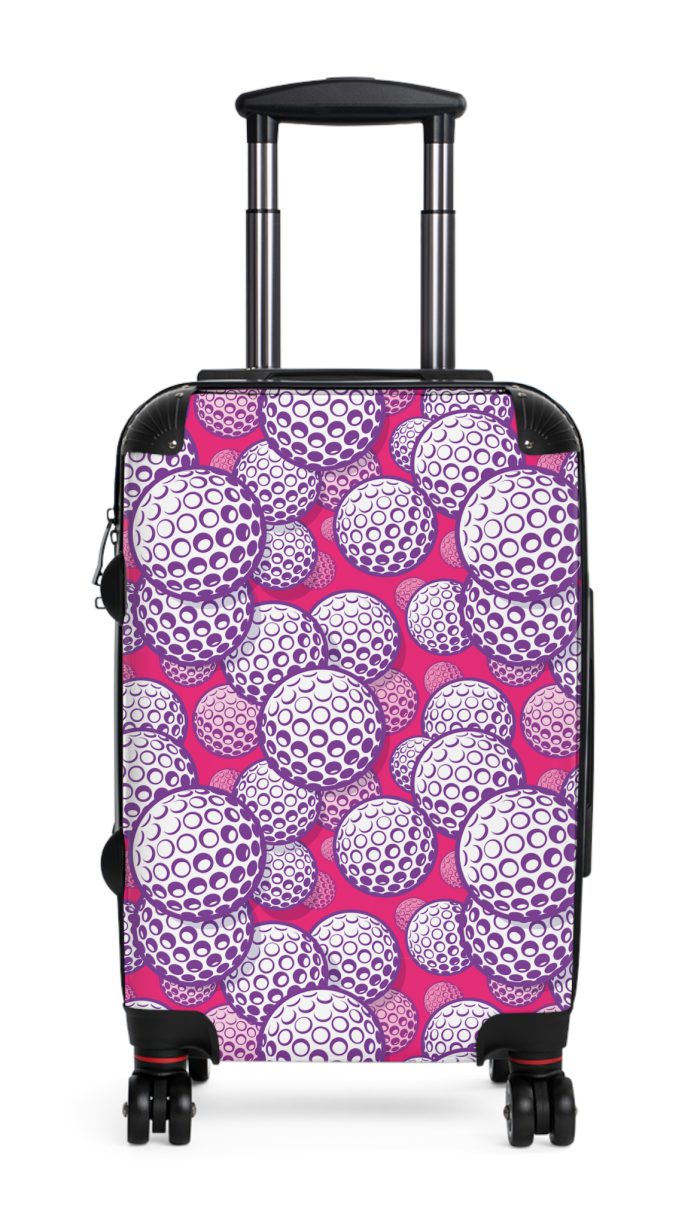 Golf Ball Suitcase - A stylish and sporty travel companion for golf enthusiasts who want to swing into their journeys.