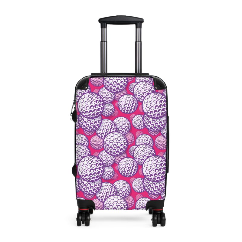 Golf Ball Suitcase - A stylish and sporty travel companion for golf enthusiasts who want to swing into their journeys.