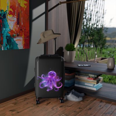 Octopus Suitcase - A whimsical travel essential, marrying functionality with deep-sea charm for a standout luggage experience.