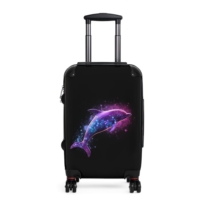 Dolphins Suitcase - A sleek and durable travel companion, blending style and functionality for a delightful journey.