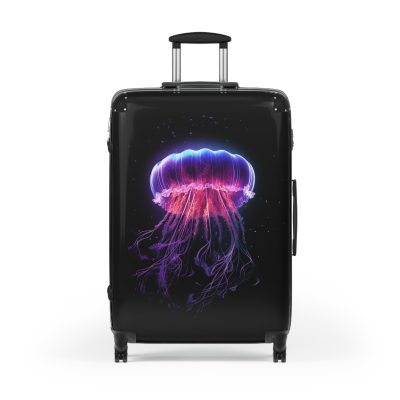 Jellyfish Suitcase - Experience the allure of the ocean wherever you go with this stunning and practical travel companion.