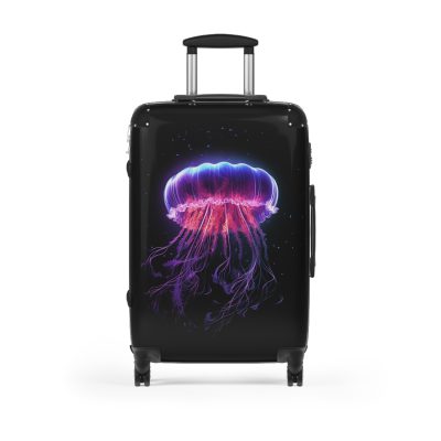 Jellyfish Suitcase - Experience the allure of the ocean wherever you go with this stunning and practical travel companion.