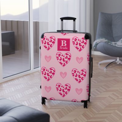 Glamorous Custom Pink Barbie suitcase, a durable and personalized travel companion. Crafted with chosen pink Barbie designs, it's perfect for enthusiasts on the go.