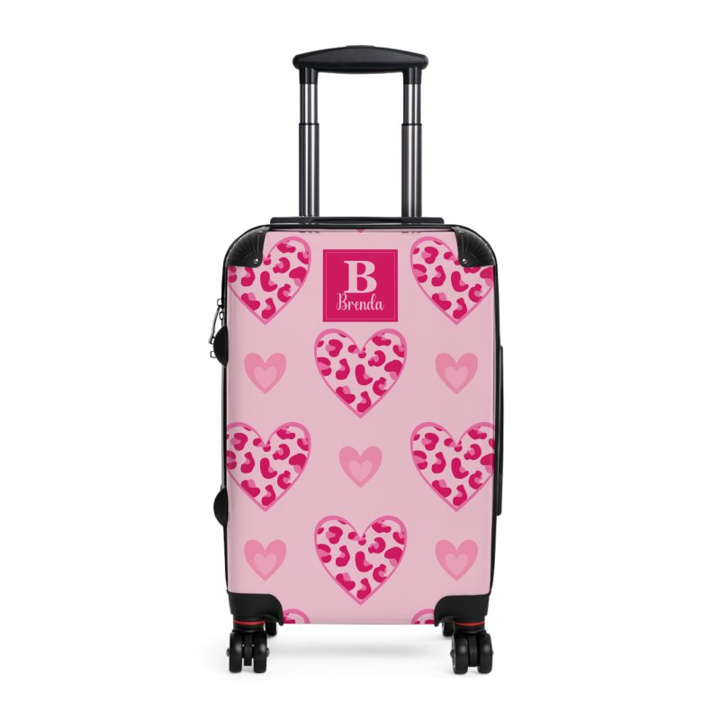 Glamorous Custom Pink Barbie suitcase, a durable and personalized travel companion. Crafted with chosen pink Barbie designs, it's perfect for enthusiasts on the go.