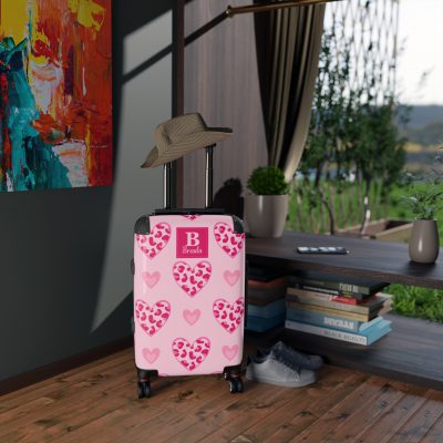 Glamorous Custom Pink Barbie suitcase, a durable and personalized travel companion. Crafted with chosen pink Barbie designs, it's perfect for enthusiasts on the go.