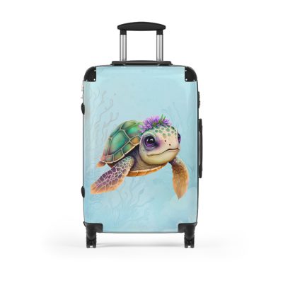 Cute Turtle Suitcase - Your tiny travel companion, adding charm to every journey. Adorable design for travel enthusiasts seeking both style and function.