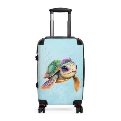 Cute Turtle Suitcase - Your tiny travel companion, adding charm to every journey. Adorable design for travel enthusiasts seeking both style and function.