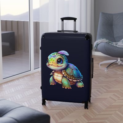 Cute Turtle Suitcase - Your tiny travel companion, adding charm to every journey. Adorable design for travel enthusiasts seeking both style and function.