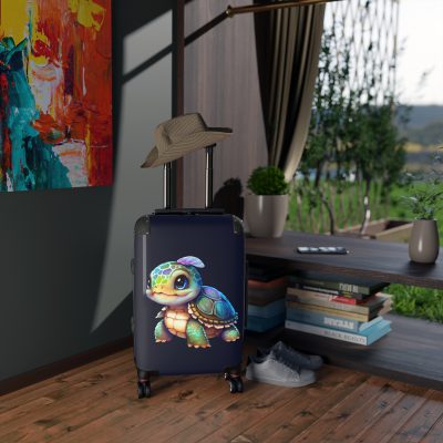 Cute Turtle Suitcase - Your tiny travel companion, adding charm to every journey. Adorable design for travel enthusiasts seeking both style and function.