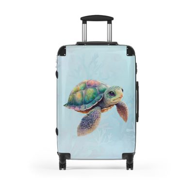 Cute Turtle Suitcase - Your tiny travel companion, adding charm to every journey. Adorable design for travel enthusiasts seeking both style and function.