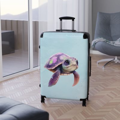 Cute Turtle Suitcase - Your tiny travel companion, adding charm to every journey. Adorable design for travel enthusiasts seeking both style and function.