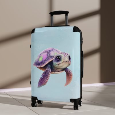 Cute Turtle Suitcase - Your tiny travel companion, adding charm to every journey. Adorable design for travel enthusiasts seeking both style and function.