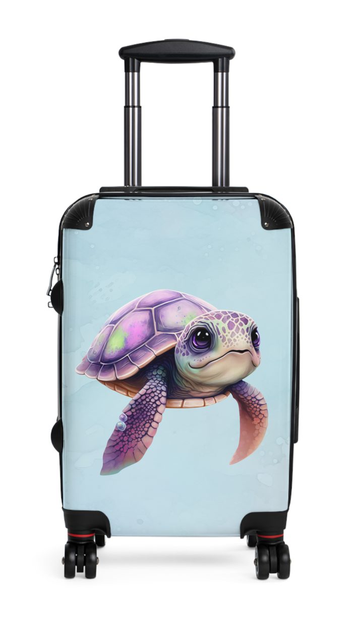 Cute Turtle Suitcase - Your tiny travel companion, adding charm to every journey. Adorable design for travel enthusiasts seeking both style and function.