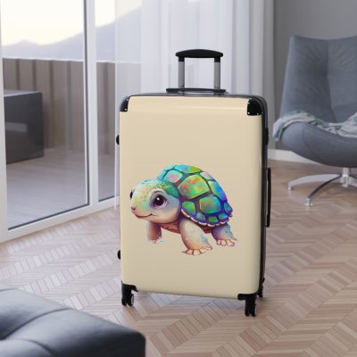 Cute Turtle Suitcase - Your tiny travel companion, adding charm to every journey. Adorable design for travel enthusiasts seeking both style and function.