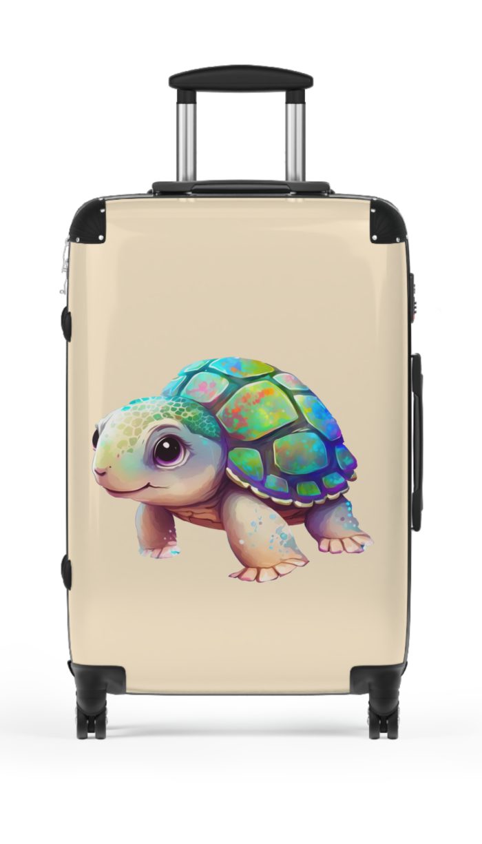 Cute Turtle Suitcase - Your tiny travel companion, adding charm to every journey. Adorable design for travel enthusiasts seeking both style and function.