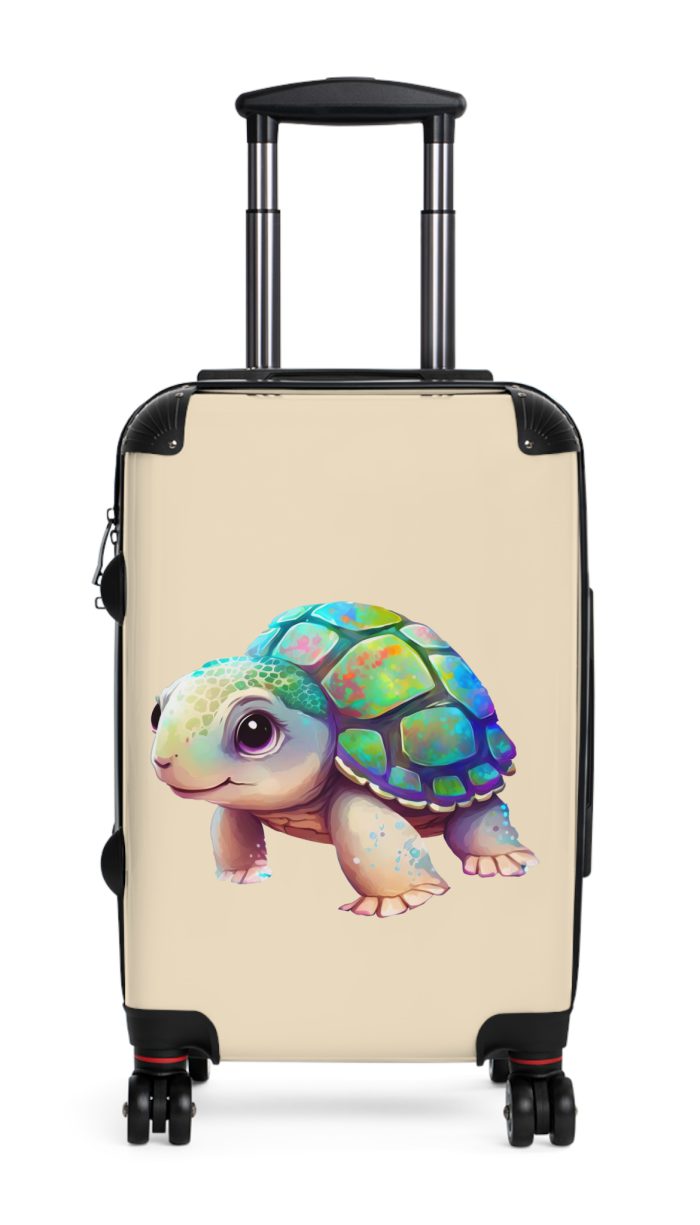 Cute Turtle Suitcase - Your tiny travel companion, adding charm to every journey. Adorable design for travel enthusiasts seeking both style and function.