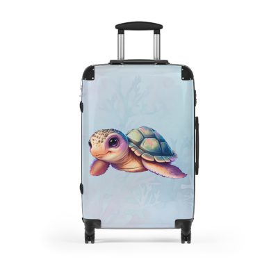 Cute Turtle Suitcase - Your tiny travel companion, adding charm to every journey. Adorable design for travel enthusiasts seeking both style and function.