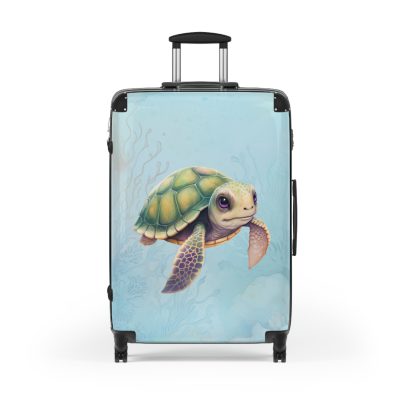 Cute Turtle Suitcase - Your tiny travel companion, adding charm to every journey. Adorable design for travel enthusiasts seeking both style and function.