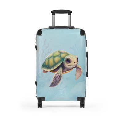 Cute Turtle Suitcase - Your tiny travel companion, adding charm to every journey. Adorable design for travel enthusiasts seeking both style and function.