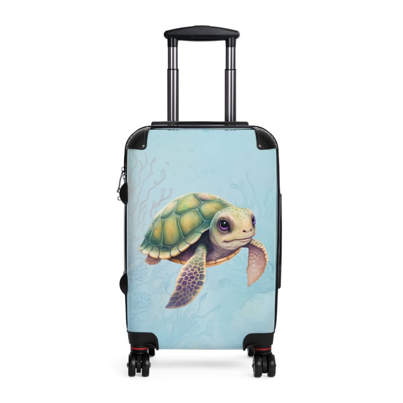 Cute Turtle Suitcase - Your tiny travel companion, adding charm to every journey. Adorable design for travel enthusiasts seeking both style and function.