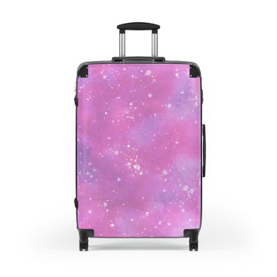 Watercolor Suitcase - A travel companion adorned with captivating watercolor patterns, adding an artistic flair to your adventures.