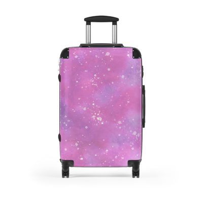 Watercolor Suitcase - A travel companion adorned with captivating watercolor patterns, adding an artistic flair to your adventures.