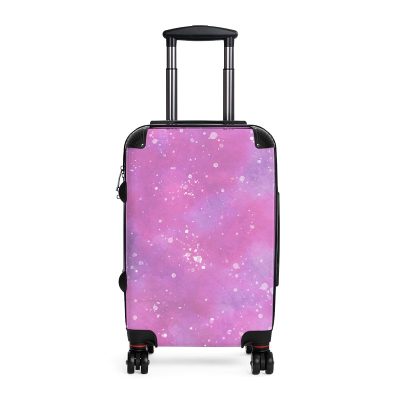 Watercolor Suitcase - A travel companion adorned with captivating watercolor patterns, adding an artistic flair to your adventures.