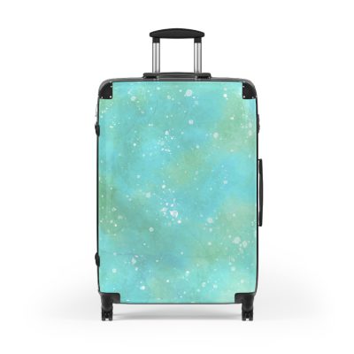 Watercolor Suitcase - A travel companion adorned with captivating watercolor patterns, adding an artistic flair to your adventures.