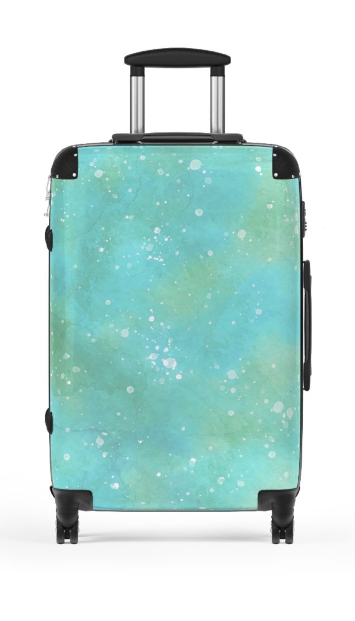 Watercolor Suitcase - A travel companion adorned with captivating watercolor patterns, adding an artistic flair to your adventures.