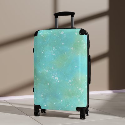 Watercolor Suitcase - A travel companion adorned with captivating watercolor patterns, adding an artistic flair to your adventures.