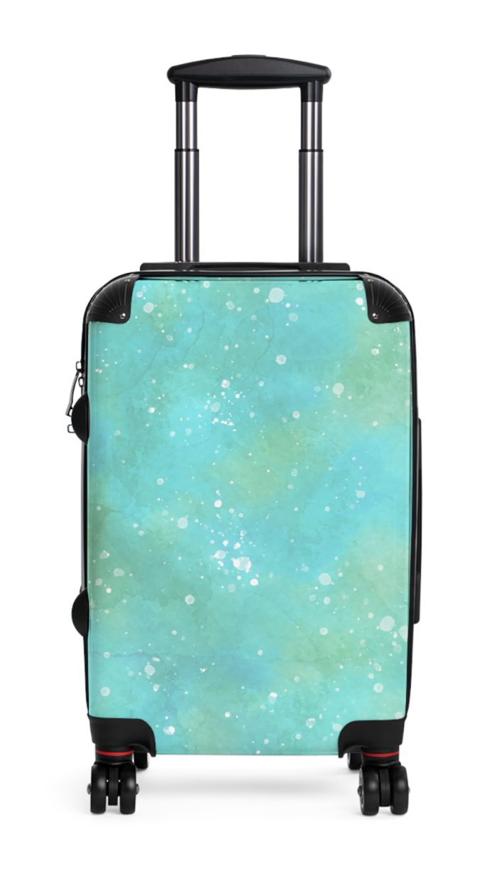 Watercolor Suitcase - A travel companion adorned with captivating watercolor patterns, adding an artistic flair to your adventures.