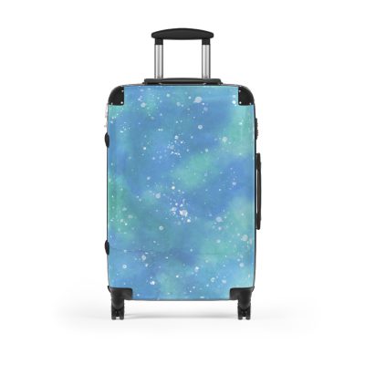 Watercolor Suitcase - A travel companion adorned with captivating watercolor patterns, adding an artistic flair to your adventures.