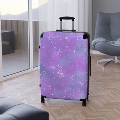 Watercolor Suitcase - A travel companion adorned with captivating watercolor patterns, adding an artistic flair to your adventures.