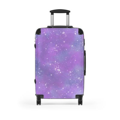 Watercolor Suitcase - A travel companion adorned with captivating watercolor patterns, adding an artistic flair to your adventures.