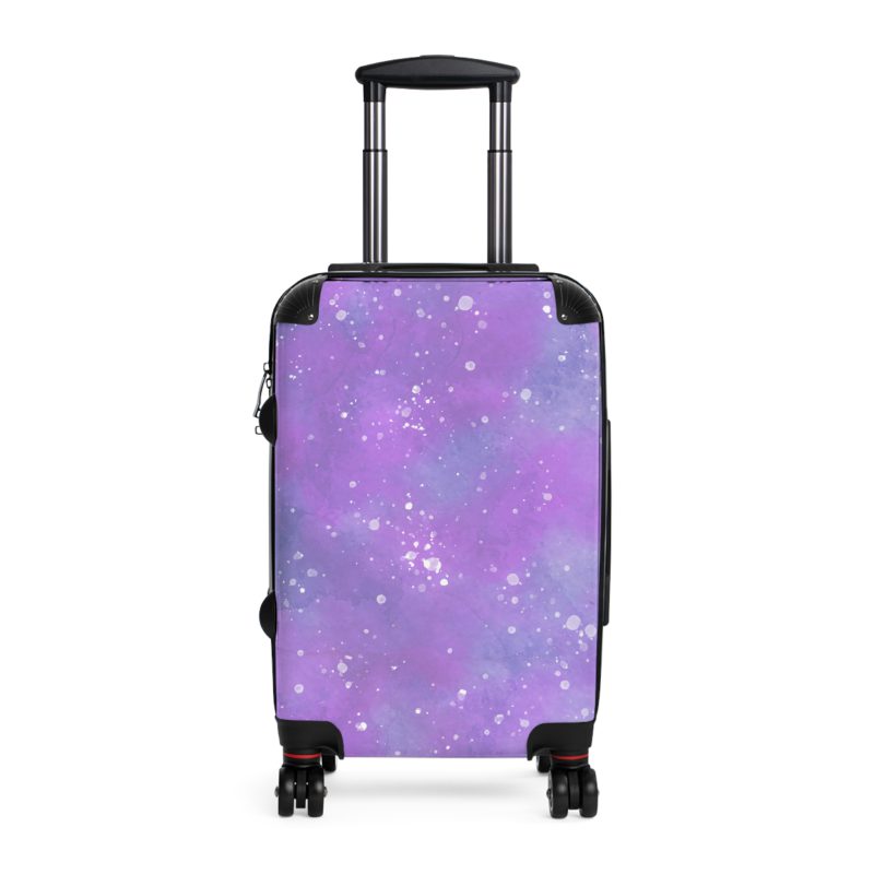 Watercolor Suitcase - A travel companion adorned with captivating watercolor patterns, adding an artistic flair to your adventures.