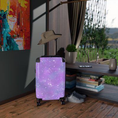 Watercolor Suitcase - A travel companion adorned with captivating watercolor patterns, adding an artistic flair to your adventures.