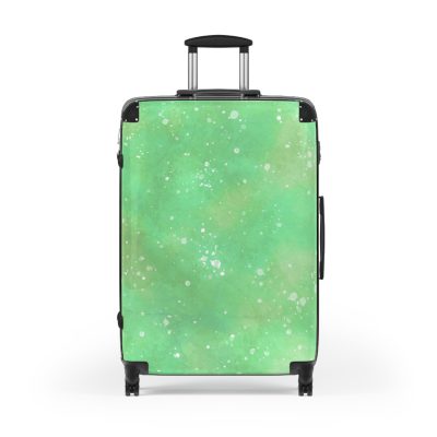 Watercolor Suitcase - A travel companion adorned with captivating watercolor patterns, adding an artistic flair to your adventures.