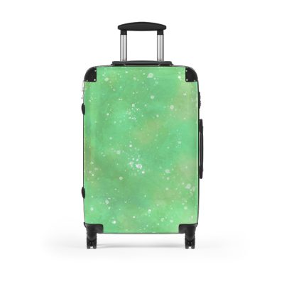 Watercolor Suitcase - A travel companion adorned with captivating watercolor patterns, adding an artistic flair to your adventures.