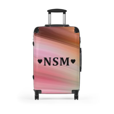 Custom Marble Suitcase - A personalized suitcase adorned with an elegant marble-themed design, perfect for travelers who want to add a touch of luxury to their luggage.