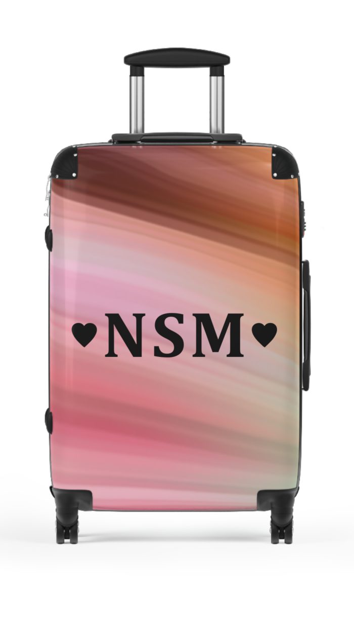 Custom Marble Suitcase - A personalized suitcase adorned with an elegant marble-themed design, perfect for travelers who want to add a touch of luxury to their luggage.