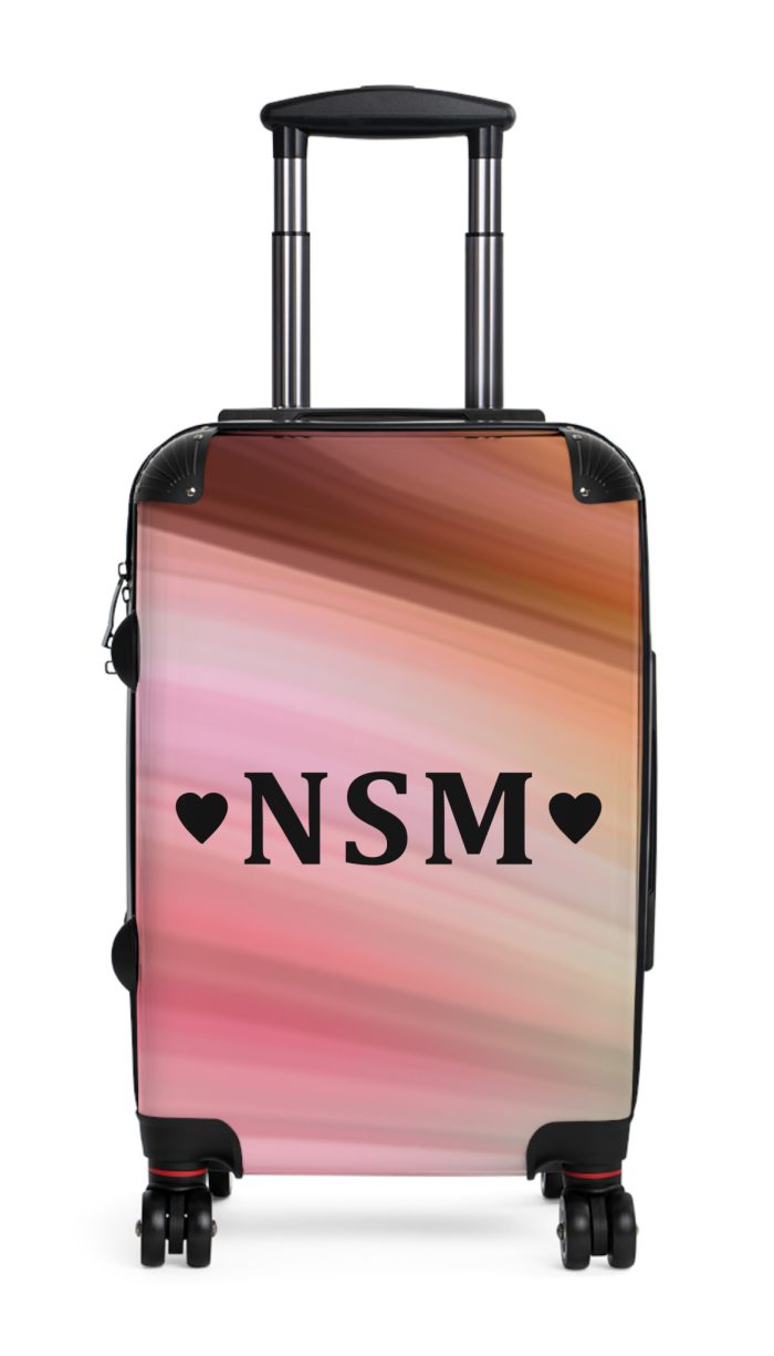 Custom Marble Suitcase - A personalized suitcase adorned with an elegant marble-themed design, perfect for travelers who want to add a touch of luxury to their luggage.