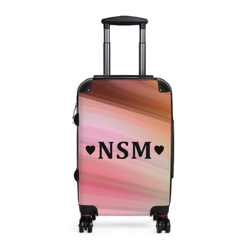 Custom Marble Suitcase - A personalized suitcase adorned with an elegant marble-themed design, perfect for travelers who want to add a touch of luxury to their luggage.