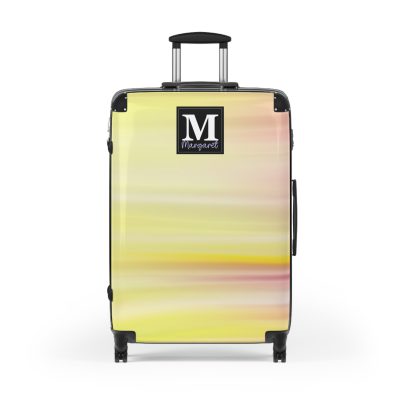 Custom Marble Suitcase - A personalized suitcase adorned with an elegant marble-themed design, perfect for travelers who want to add a touch of luxury to their luggage.