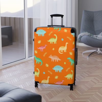 Dinosaur Suitcase - A luggage adorned with a captivating dinosaur-themed design, perfect for young travelers who want to embark on Dinosaur adventures in style.