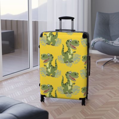 Dinosaur Suitcase - A luggage adorned with a captivating dinosaur-themed design, perfect for young travelers who want to embark on Dinosaur adventures in style.