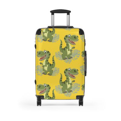 Dinosaur Suitcase - A luggage adorned with a captivating dinosaur-themed design, perfect for young travelers who want to embark on Dinosaur adventures in style.