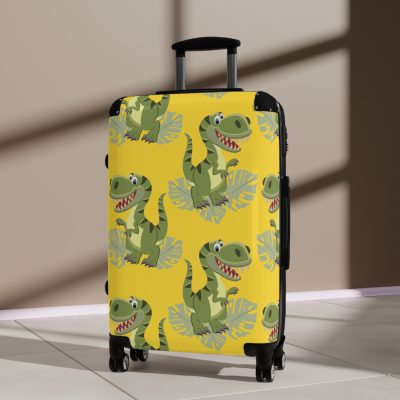 Dinosaur Suitcase - A luggage adorned with a captivating dinosaur-themed design, perfect for young travelers who want to embark on Dinosaur adventures in style.