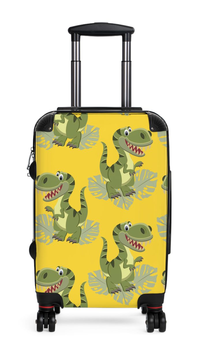 Dinosaur Suitcase - A luggage adorned with a captivating dinosaur-themed design, perfect for young travelers who want to embark on Dinosaur adventures in style.